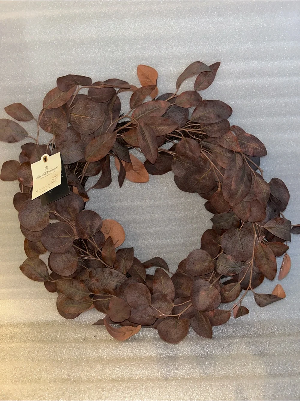 Hearth & Hand 24” Faux Rust Eucalyptus Wreath